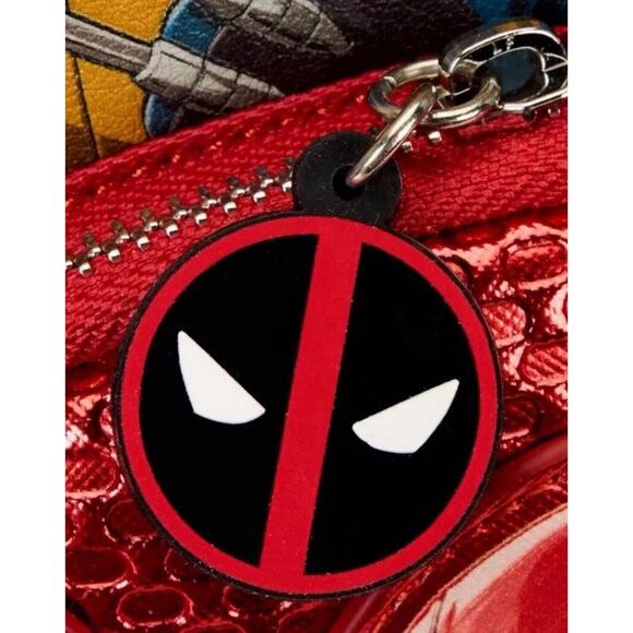 Loungefly Deadpool “Marvel Jesus” & Wolverine Mini Backpack NWT “IN HAND” - Picture 3 of 6